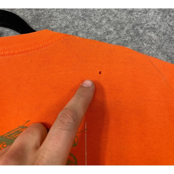 Vintage JNCO Jeans T Shirt Mens XL Orange Y2K 90s Sound Architecture Skater USA - Picture 6 of 15